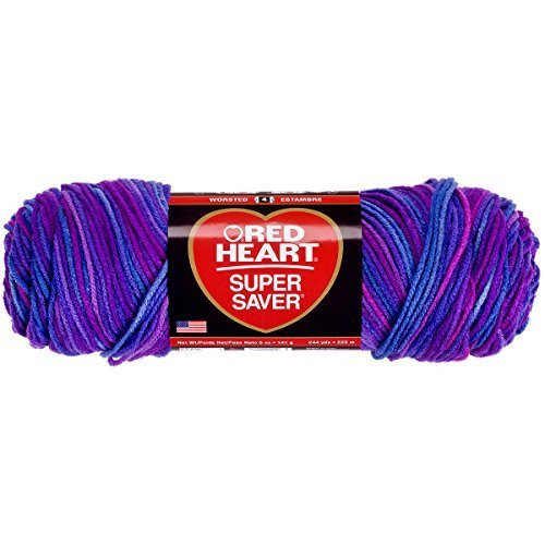 Red Heart Bulk Buy Super Saver Yarn (3-Pack) Grape Fizz E300-3931 Red Heart Bulk Buy Super Saver Yarn (3-Pack) Grape Fizz E300-3931