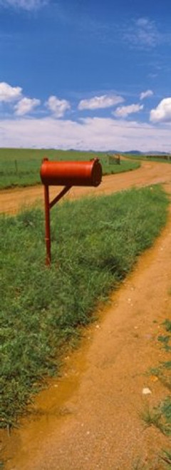 Posterazzi PPI146112S Red mailbox at the roadside San Rafael Valley Arizona USA Poster Print 18 x 7