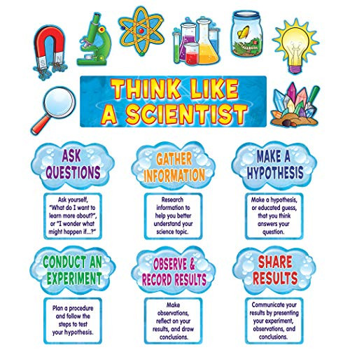 Teacher Created Resources Think Like a Scientist Mini Bulletin Board, Multi Color (4867)