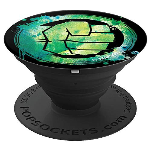 Marvel Hulk Fist Icon Green Paint Splatter PopSockets Grip and Stand for Phones and Tablets