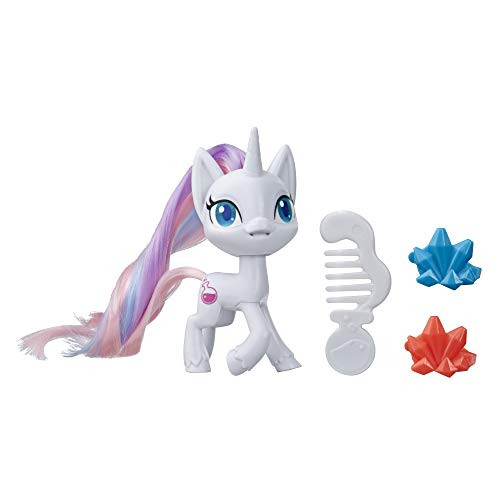 My Little Pony Potion Nova Potion Pony Figure -- 3-Inch White Pony Toy with Brushable Hair, Comb, and 4 Surprise Accessories