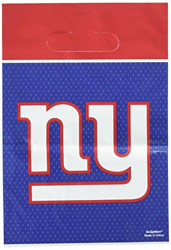 Amscan "New York Giants Collection" Loot Bags, Party Favor, 48 Ct.