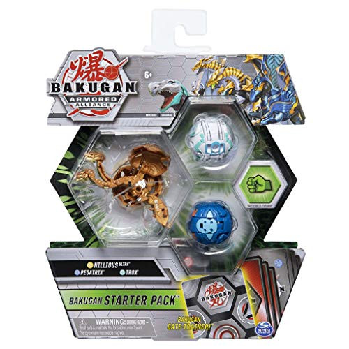 Bakugan Armored Alliance Starter Pack S2 - Aurelus Nillious, Collectible Transforming Creatures, for Ages 6 & Up