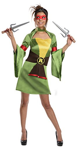 Secret Wishes Teenage Mutant Ninja Turtles, Raphael Costume, Green, Large