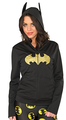 Rubie's Costume Co Women's Hoodie, Batgirl, Medium/Large
