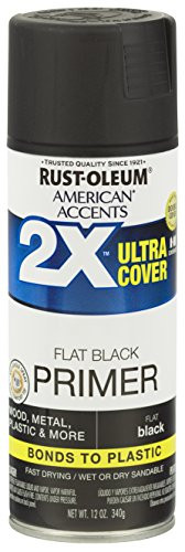 Rust-Oleum 327911-6PK American Accents Ultra Cover 2X Primer, 6 Pack, Black