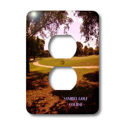 3dRose lsp_31148_6 Sanibel Golf Outlet Cover Multicolor