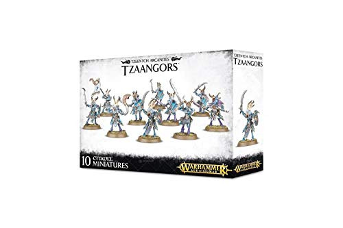 Games Workshop Warhammer Age of Sigmar Tzeentch Arcanites Tzaangors (10 Miniatures)