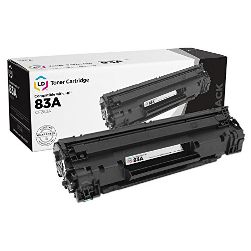 LD Compatible Toner Cartridge Replacement for HP 83A CF283A (Black)