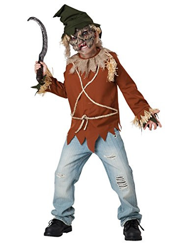 InCharacter Costumes Psycho Scarecrow Costume, Size 8/Medium