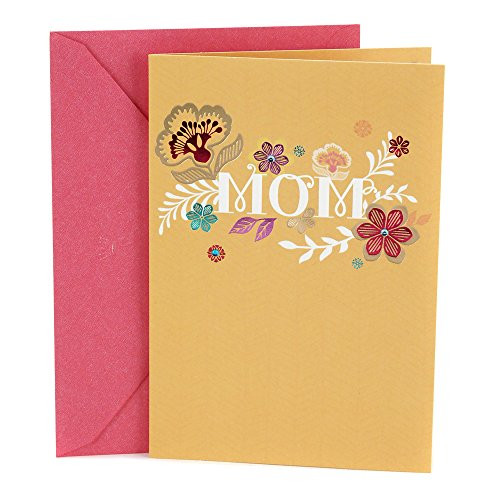 Hallmark Birthday Card for Mom (Flowers)
