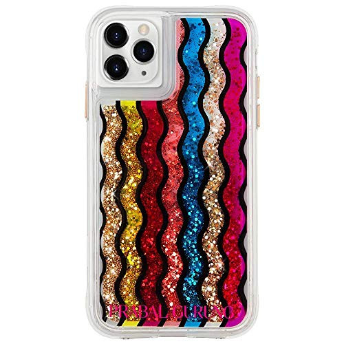 Case-Mate - iPhone 11 Pro Max Case - PRABAL GURUNG - Waterfall - Rainbow - 6.5 - Gold