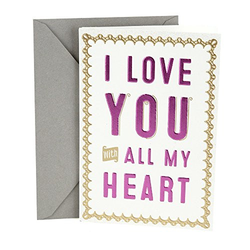 Hallmark Anniversary Card (All My Heart)