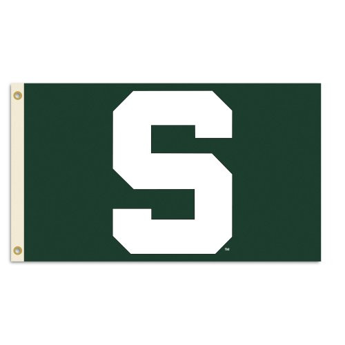 NCAA Michigan State Spartans 3-by-5 Foot Flag With Grommets
