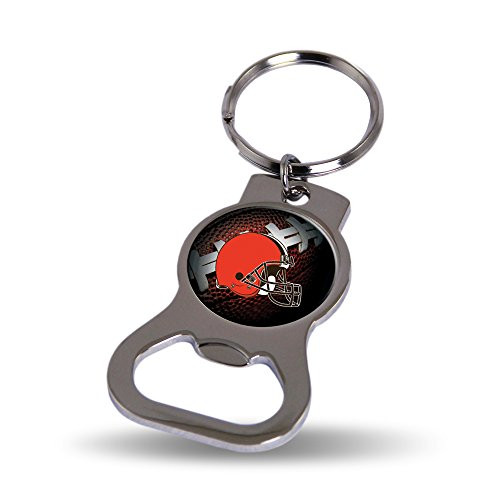 Rico Industries NFL Cleveland Browns Metal Bottle Opener Keychain