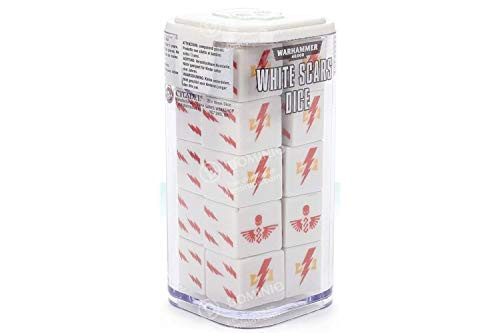 Games Workshop Warhammer 40k White Scars Dice Games Workshop Warhammer 40k White Scars Dice