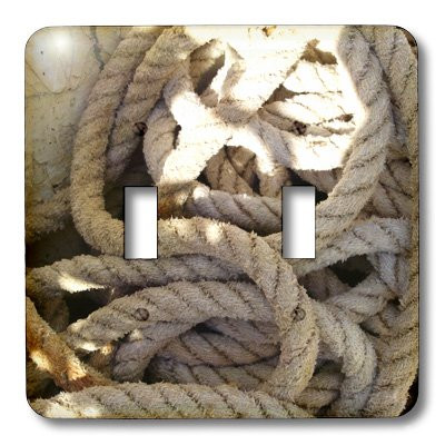 3dRose LLC lsp_19063_2 Shrimp Boat Lines Double Toggle Switch