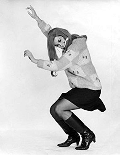 Side profile of a young woman dancing Poster Print (18 x 24)