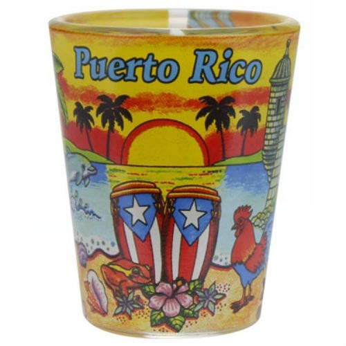 Puerto Rico Sunset Shot Glass agc