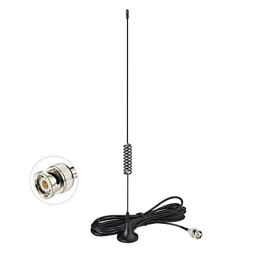 Bingfu VHF UHF Ham Radio Amateur Radio Mobile Radio Scanner Antenna Police Scanner Antenna Magnetic Base BNC Male Antenna Compatible with Uniden Bearcat Whistler Radio Shack Police Radio Scanner Bingfu VHF UHF Ham Radio Amateur Radio Mobile Radio Scanner Antenna Police Scanner Antenna Magnetic Base BNC Male Antenna Compatible with Uniden Bearcat Whistler Radio Shack Police Radio Scanner