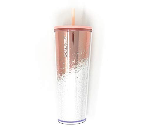 Starbucks 2019 Holiday Season MIRROR GLITTER PINK COLD CUP (24 OZ)