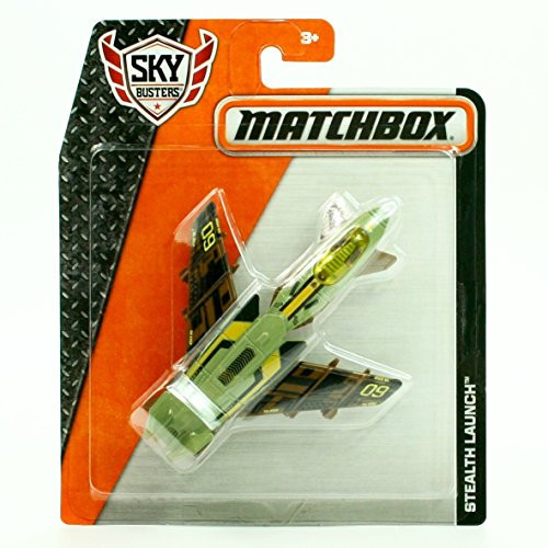 Matchbox STEALTH LAUNCH (Olive Green) MBX SKY BUSTERS 2015 Sky Busters Series Aircraft