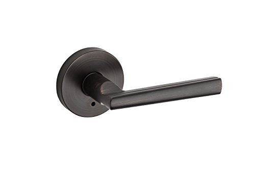Kwikset 91550-012 Montreal Round Bed/Bath Lever, Venetian Bronze