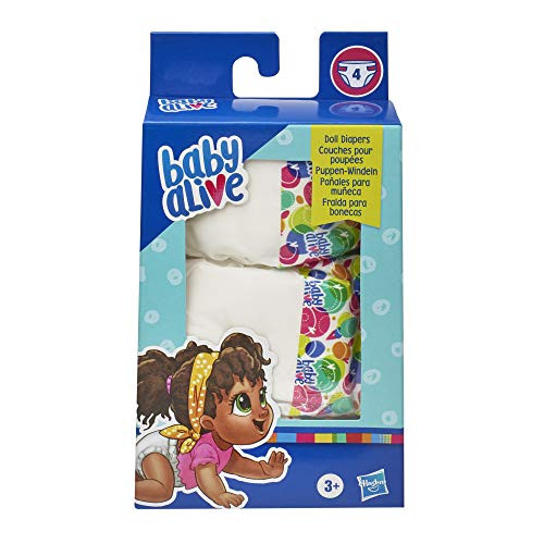 Baby Alive Doll Diaper Refill, Includes 4 Diapers, Toys Accessories, for Kids Ages 3 Years Old and Up Baby Alive Doll Diaper Refill, Includes 4 Diapers, Toys Accessories, for Kids Ages 3 Years Old and Up