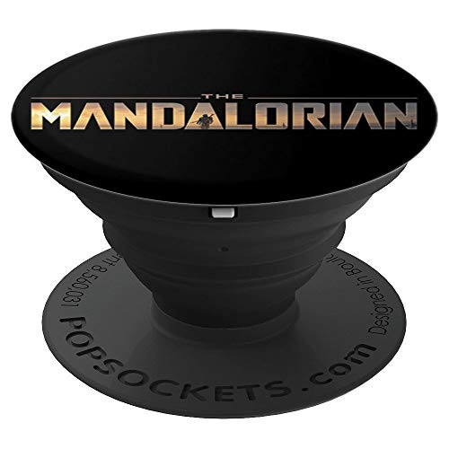 Star Wars The Mandalorian Logo PopSockets Grip and Stand for Phones and Tablets