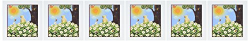 3dRose Sulphur Crested Cockatoo - Bird Art - Greeting Cards, 6 x 6 inches, set of 6 (gc_6564_1)