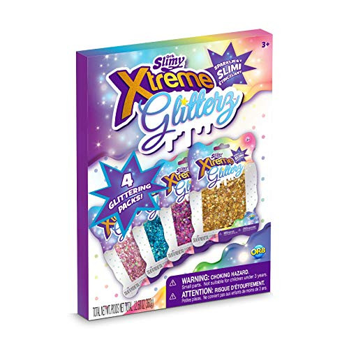 Orb Slimy Xtreme Glitterz 4 Pack, 1349200199