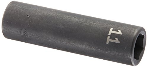 SK Hand Tool 8931 3/8-Inch Drive Deep Impact Socket, 11mm