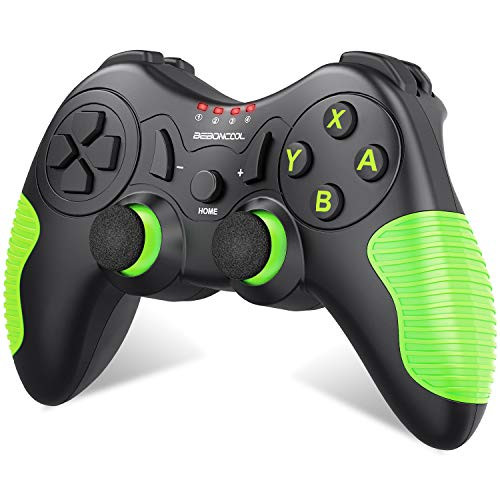 BEBONCOOL Wireless Controller for Nintendo Switch/Switch Lite Remote Pro Controller Green Anti Slip Gamepad