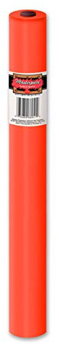Masterpiece Plastic Table Roll (orange) Party Accessory  (1 count) (1/Pkg)