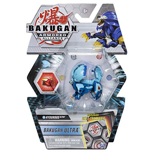 Bakugan Ultra, Aquos Hydorous, Season 2 Armored Alliance - 3-inch Tall Collectible Transforming Creature, for Ages 6 and Up