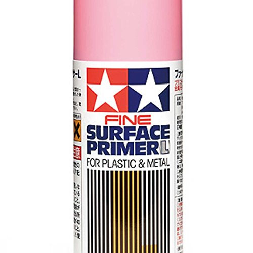 Tamiya America, Inc Spray, Fine Surface Primer, L. Pink, 180ml, TAM87146