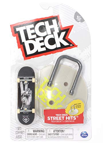 Mini Fingerboards TD Street Hits Bike Lock and DGK Skateboards Boo Johnson Peace & Love Complete Deck