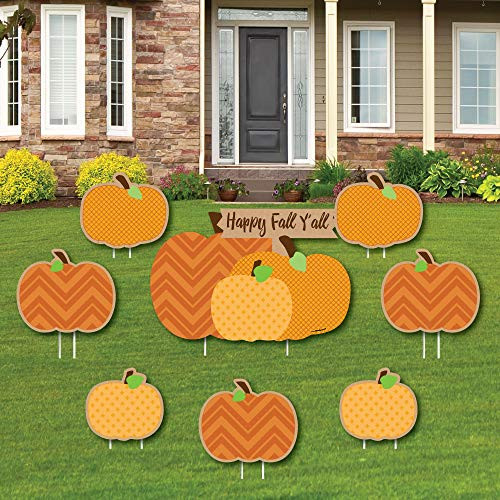 Big Dot of Happiness Pumpkin Patch - Yard Sign and Outdoor Lawn Decorations - Fall or Thanksgiving Party Yard Signs - Set of 8 Big Dot of Happiness Pumpkin Patch - Yard Sign and Outdoor Lawn Decorations - Fall or Thanksgiving Party Yard Signs - Set of 8
