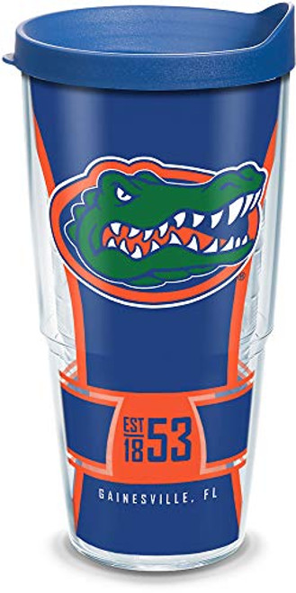 Tervis 1324793 Florida Gators Spirit Insulated Tumbler with Wrap and Blue Travel Lid, 24 oz, Clear Tervis 1324793 Florida Gators Spirit Insulated Tumbler with Wrap and Blue Travel Lid, 24 oz, Clear