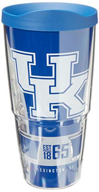 Tervis 1324791 Kentucky Wildcats Spirit Insulated Tumbler with Wrap and Blue Travel Lid, 24 oz, Clear Tervis 1324791 Kentucky Wildcats Spirit Insulated Tumbler with Wrap and Blue Travel Lid, 24 oz, Clear