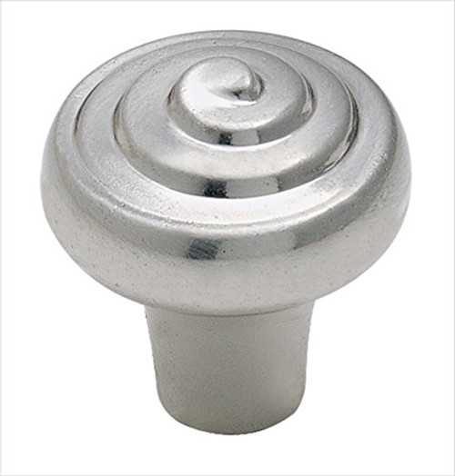 Amerock BP5261G9 Divinity 1-1/4 in (32 mm) Diameter Sterling Nickel Cabinet Knob