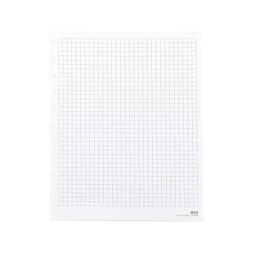 Staples 886229 Premium Arc Notebook Sys Refill Paper 8.5-Inch x11-Inch 50 Sh Graph Ruled White