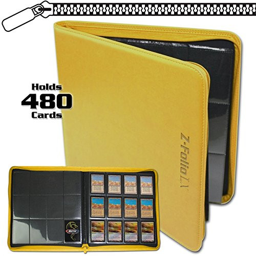 BCW Gaming Z-Folio 12-Pocket LX Album - Yellow