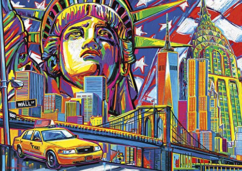 Buffalo Games - Vivid Collection - New York Color - 300 Large Piece Jigsaw Puzzle Buffalo Games - Vivid Collection - New York Color - 300 Large Piece Jigsaw Puzzle