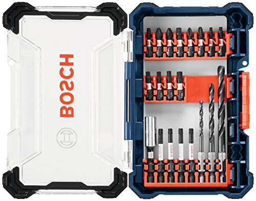 Bosch 20 Piece Impact Tough Drill Driver Custom Case System Set DDMS20