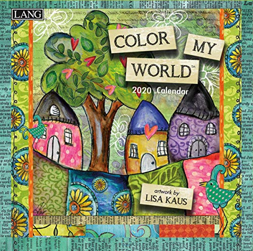 Lang Color My World 2020 Mini Wall Calendar (20991079239)