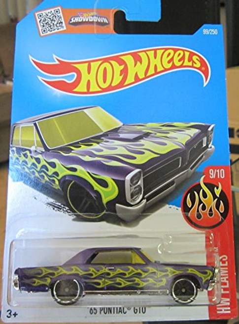 Hot Wheels 2016 H.W. Flames 1965 Pontiac GTO Metalflake Purple 99/250 Hot Wheels 2016 H.W. Flames 1965 Pontiac GTO Metalflake Purple 99/250