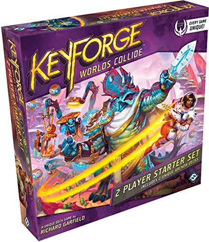 Keyforge: Worlds Collide Unique Deck Game Two-Player Starter Set