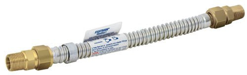 Eastman 405648 Stainless Steel Gas Connector, 1/2-Inch Mip X 1/2-Inch Mip - 3/8-Inch Od