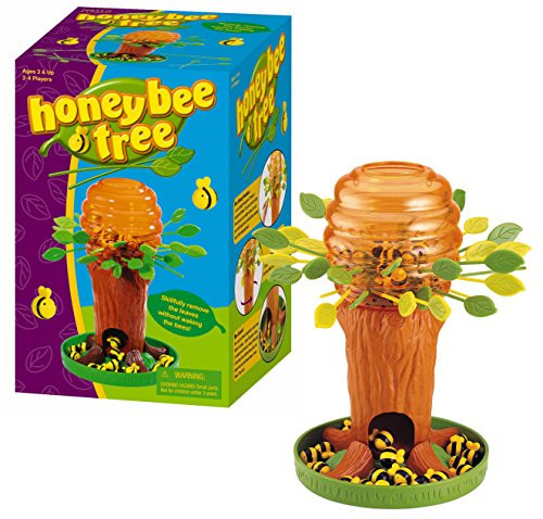 Game Zone Honey Bee Tree Game  Please Dont Wake the Bees  2 to 4 Players, Ages 3 and Up